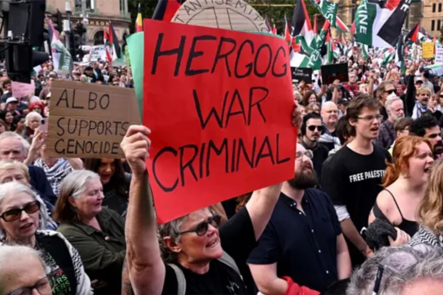 অস্ট্রেলিয়ায় যাবেন ইসরায়েলি প্রেসিডেন্ট, হাজারো মানুষের বিক্ষোভ