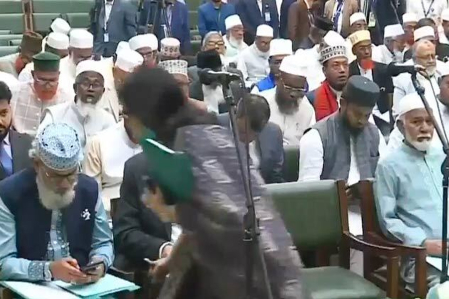 সংবিধান সংস্কার পরিষদ শপথ শুরু হতেই বেরিয়ে গেলেন রুমিন-ইশরাক