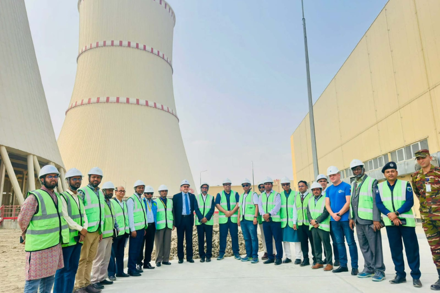 রূপপুর পারমাণবিক বিদ্যুৎ কেন্দ্র পরিদর্শন করলেন ফকির মাহবুব আনাম