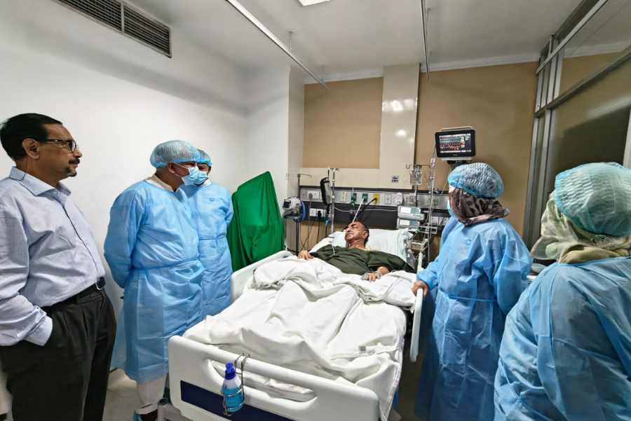 মির্জা আব্বাসের শারীরিক অবস্থার খোঁজ নিলেন প্রধানমন্ত্রী