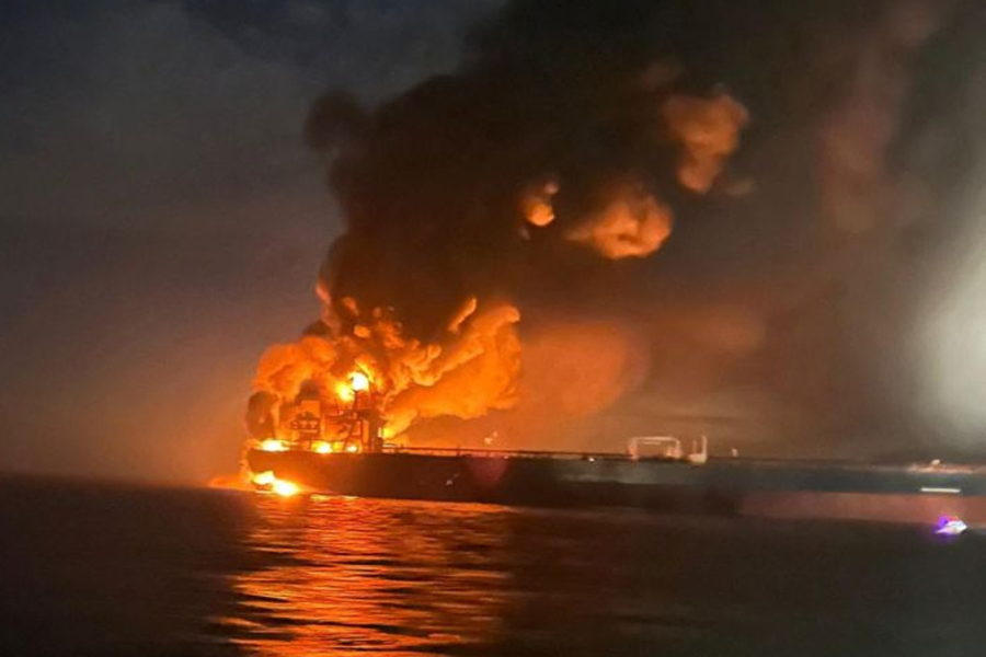 কৃষ্ণসাগরে তুরস্কের তেলবাহী ট্যাংকারে ড্রোন হামলা