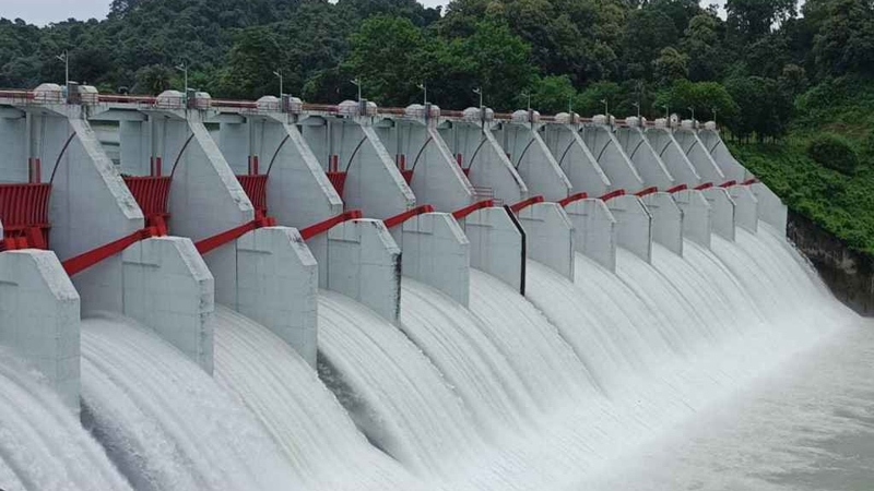 খুলে দেওয়া হলো কাপ্তাই বাঁধের সব জলকপাট