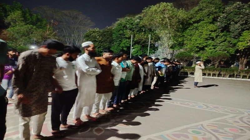 ইবিতে আছিয়ার মৃত্যুতে গায়েবানা জানাজা