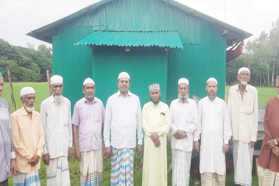 সরল ইউনিয়নে নতুন মসজিদ উদ্বোধন