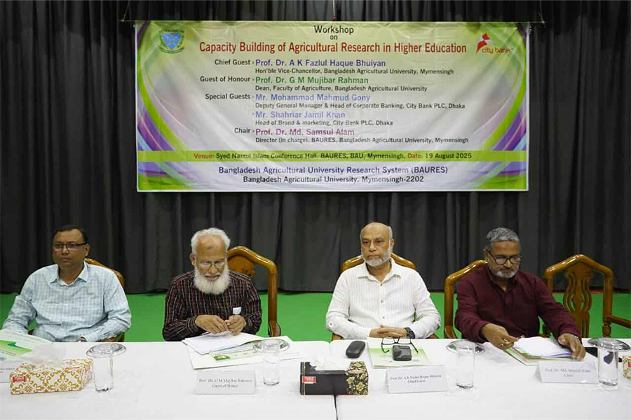 বাকৃবিতে কৃষি গবেষকদের দক্ষতা বৃদ্ধিতে বিশেষ কর্মশালা