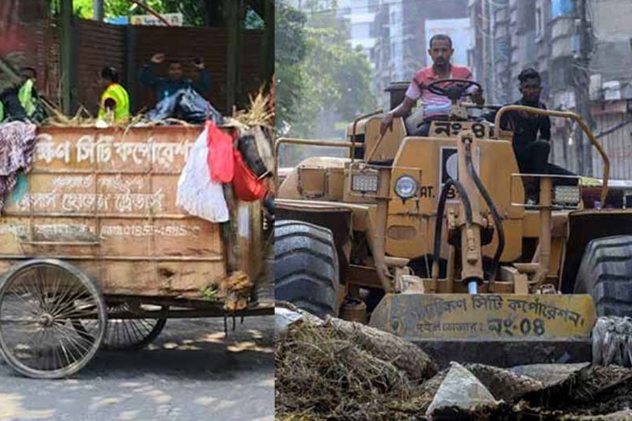 দুই সিটিতে কোরবানির বর্জ্য অপসারণ চলছে