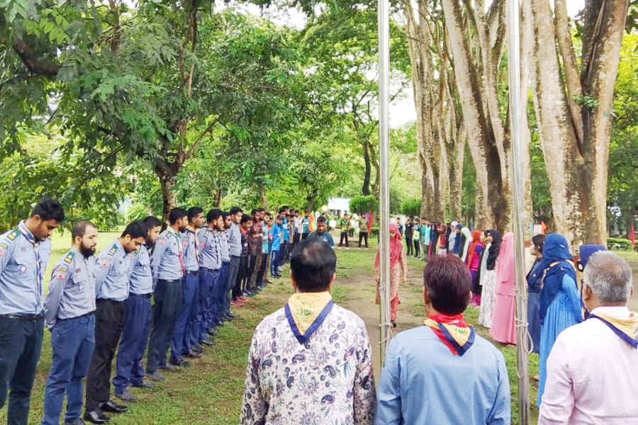 ইবিতে রোভার স্কাউটের তিনদিনব্যাপী তাঁবুবাস ও দীক্ষানুষ্ঠান শুরু