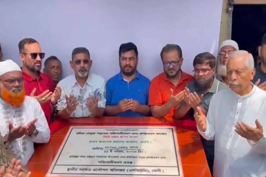 দীর্ঘদিনের দাবি পূরণ, উদ্বোধন হলো ধলিয়া-লেমুয়া সড়ক