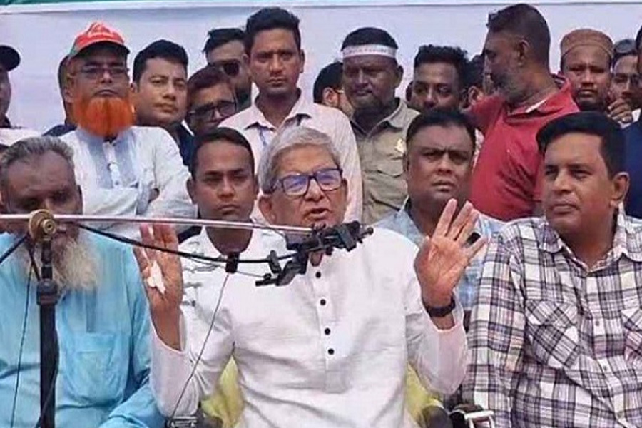 নিজ মাটি ছেড়ে আমরা কখনো পালাব না: মির্জা ফখরুল