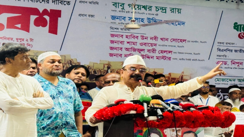 সংসদ নির্বাচন আটকানোর শক্তি কারো নেই-গয়েশ্বর