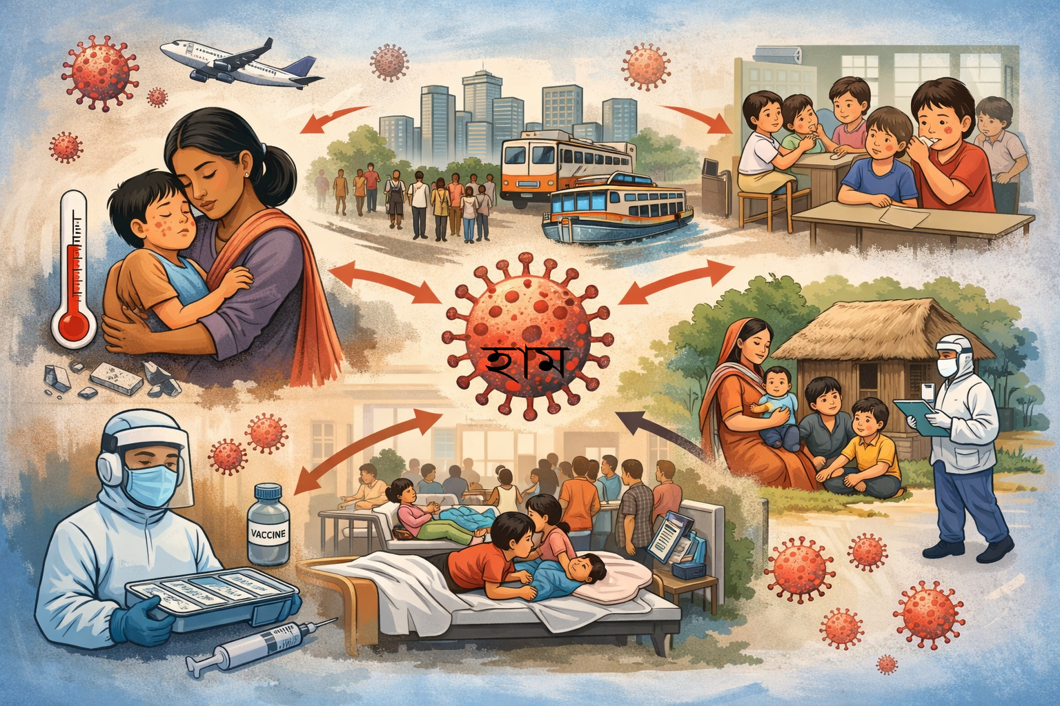 দেশে কেন বাড়ছে হামের রোগী, উঠেছে নানা প্রশ্ন