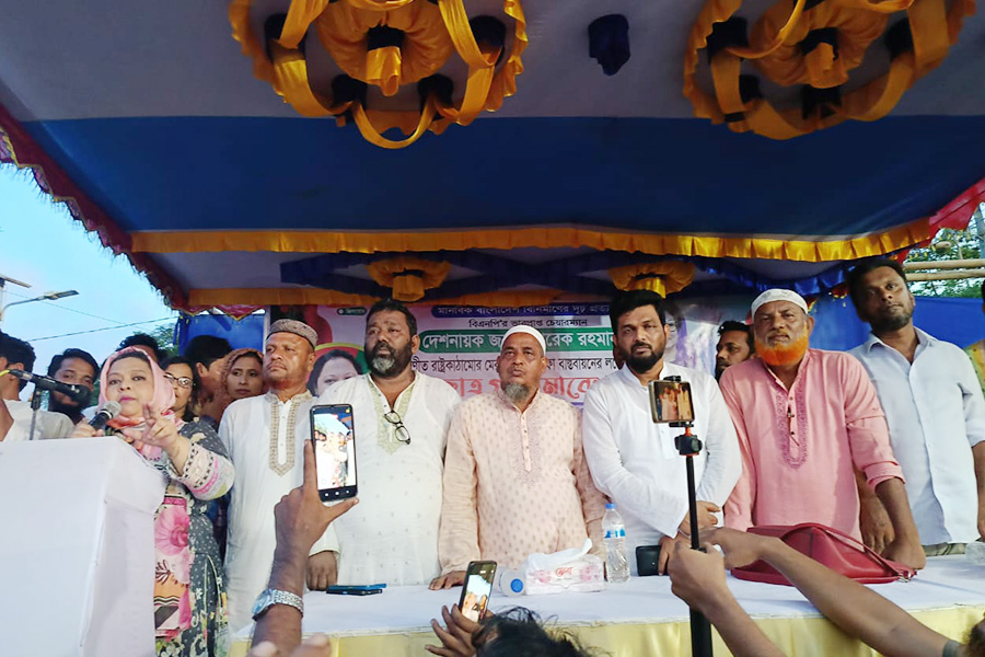 বাংলাদেশ বিনির্মাণের চুনারুঘাটে ‘ছাত্র গণসমাবেশে’ অনুষ্ঠিত