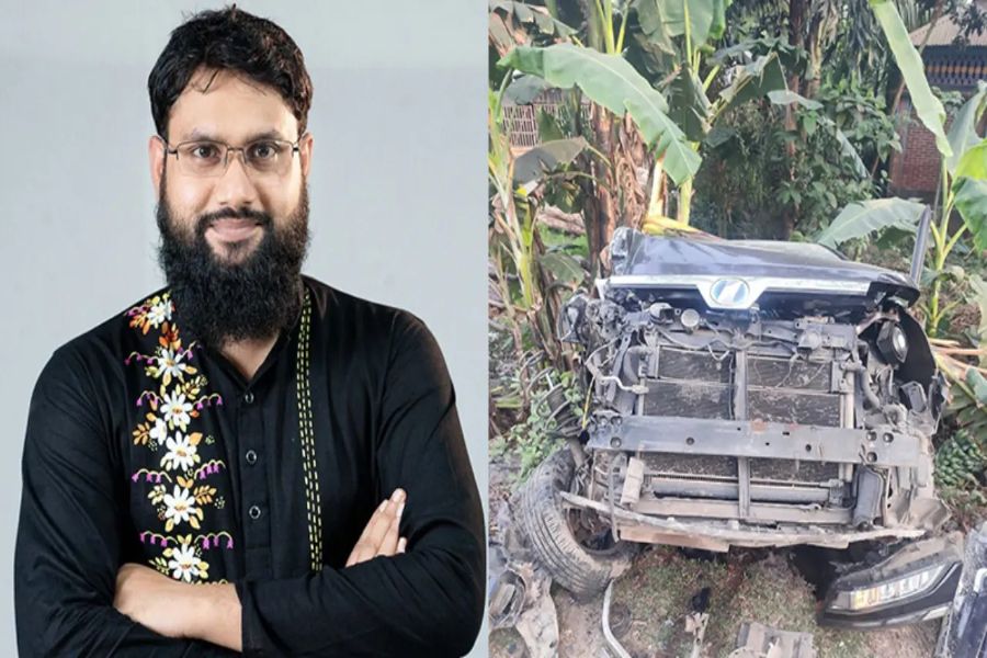 সড়ক দুর্ঘটনায় এমপি মুজাহিদ আহত, ট্রাকের ধাক্কায় গাড়ি ছিটকে পড়লো খাদে