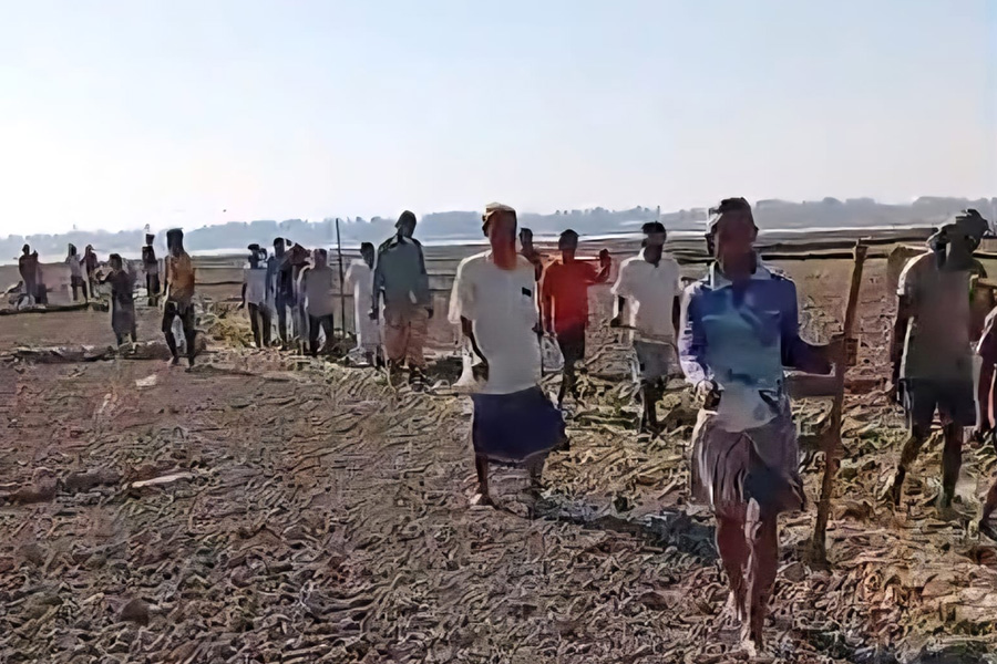 অষ্টগ্রামে কৃষককের সেচ প্রকল্প দখলে নিয়েছে বিএনপি নেতা