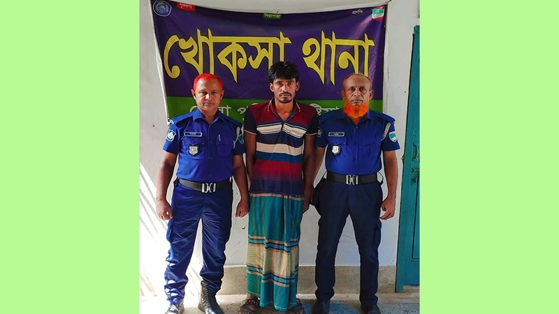খোকসাতে বিয়ে বাড়িতে ডাকাতি মামলার আসামি গ্রেপ্তার