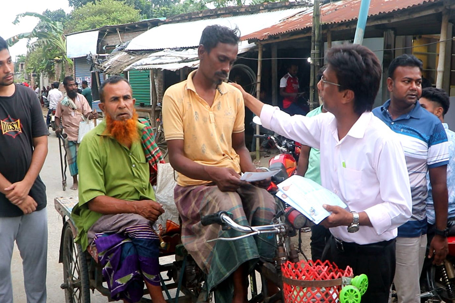 দৌলতপুরে বিএনপির ৩১ দফা বাস্তবায়নের লক্ষ্যে গণসংযোগ
