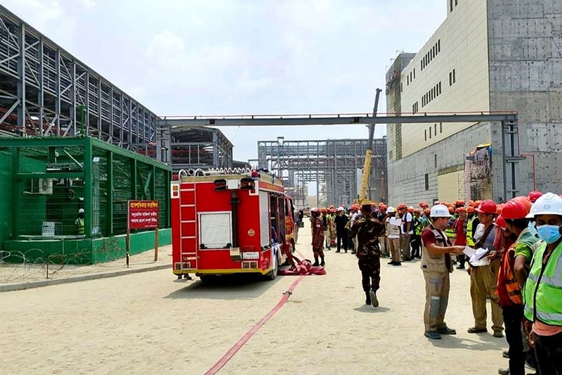 রূপপুর পারমাণবিকের রেডিয়েশন এরিয়ায় দুই সপ্তাহের অগ্নিনির্বাপণ প্রশিক্ষণ