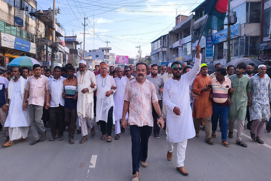 বিএনপির ৪৭তম প্রতিষ্ঠাবার্ষিকীর কর্মসূচি পালনে শোভাযাত্রা