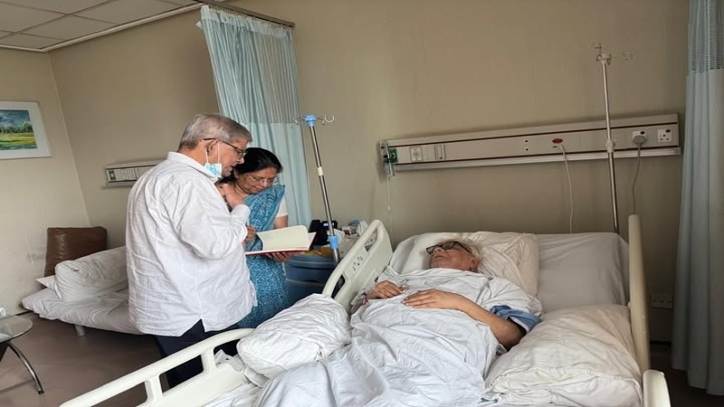 বদরুদ্দীন ওমরের শারীরিক অবস্থার খোঁজ-খবর  নেন ফখরুল