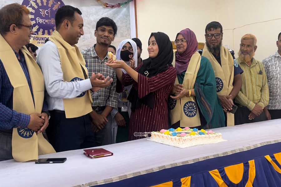 কিশোরগঞ্জে স্বর্ণ কিশোরী নেটওয়ার্ক এর ১৩তম বর্ষপূর্তি উদযাপন