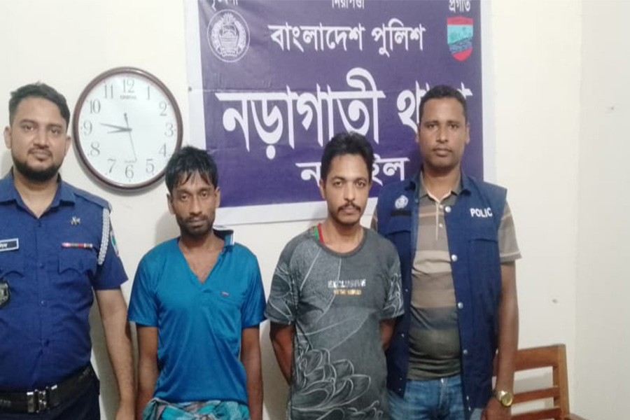 নড়াগাতীতে ইয়াবাসহ দুই যুবক আটক