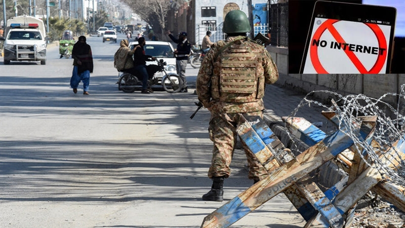 বেলুচিস্তানে মোবাইল ইন্টারনেট বন্ধ করল পাকিস্তান