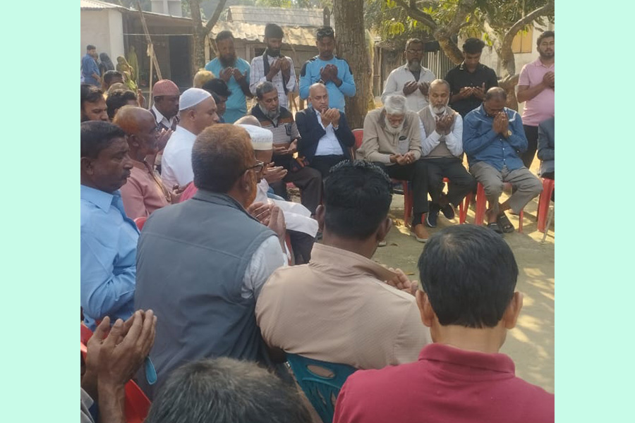 পাংশায় বেগম খালেদা জিয়ার রোগমুক্তি কামনায় দোয়া মাহফিল