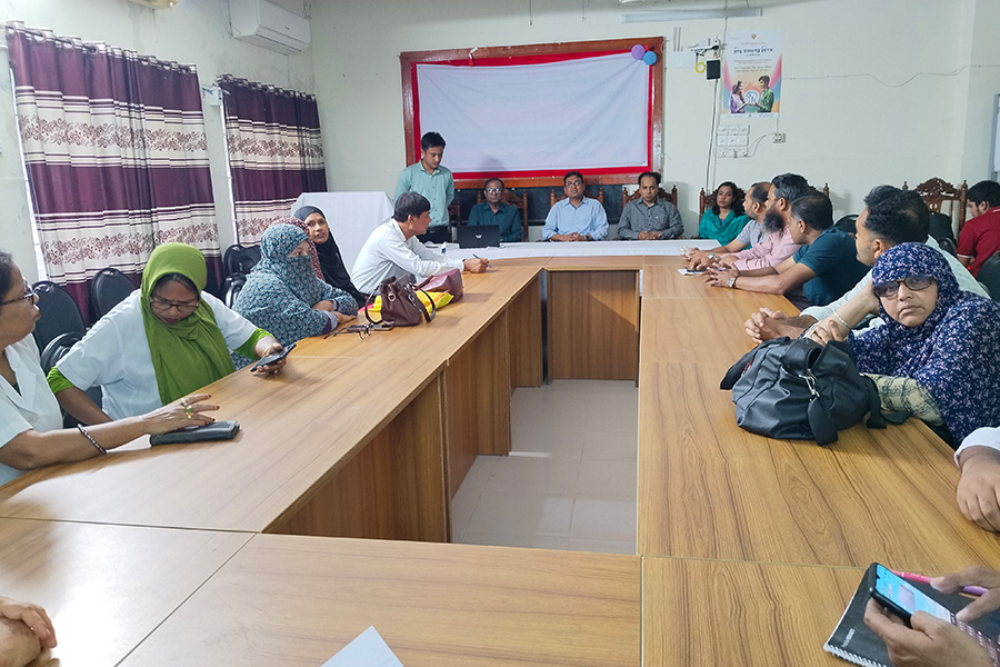 পাংশায় জলবায়ু পরিবর্তনে স্বাস্থ্যঝুঁকি মোকাবেলায় সমন্বয় সভা অনুষ্ঠিত