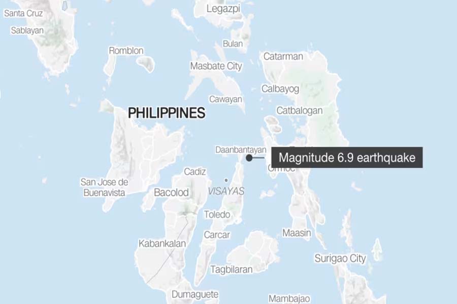 ফিলিপাইনে শক্তিশালী ভূমিকম্প, সুনামির আশঙ্কা