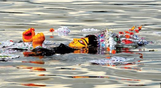 বিসর্জনে শেষ হলো দুর্গোৎসব