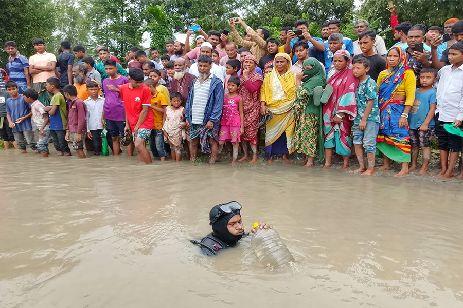 রাজারহাটে তিস্তা নদীতে মাছ ধরতে গিয়ে এক ব্যক্তি নিখোঁজ