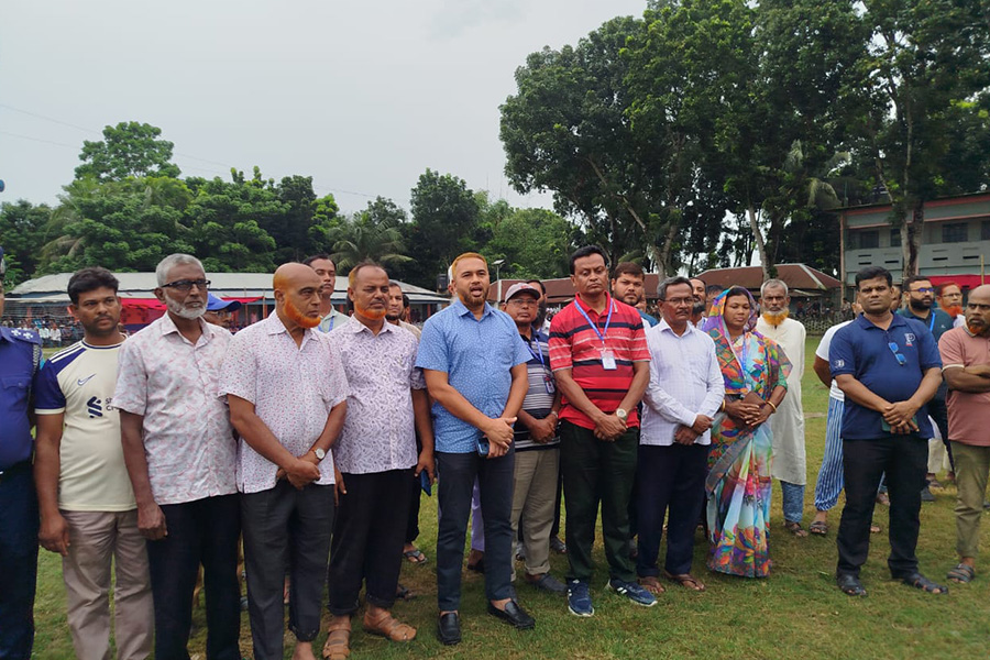 রাজবাড়ীর পাংশায় শুরু হলো আন্তজেলা ফুটবল টুর্নামেন্ট