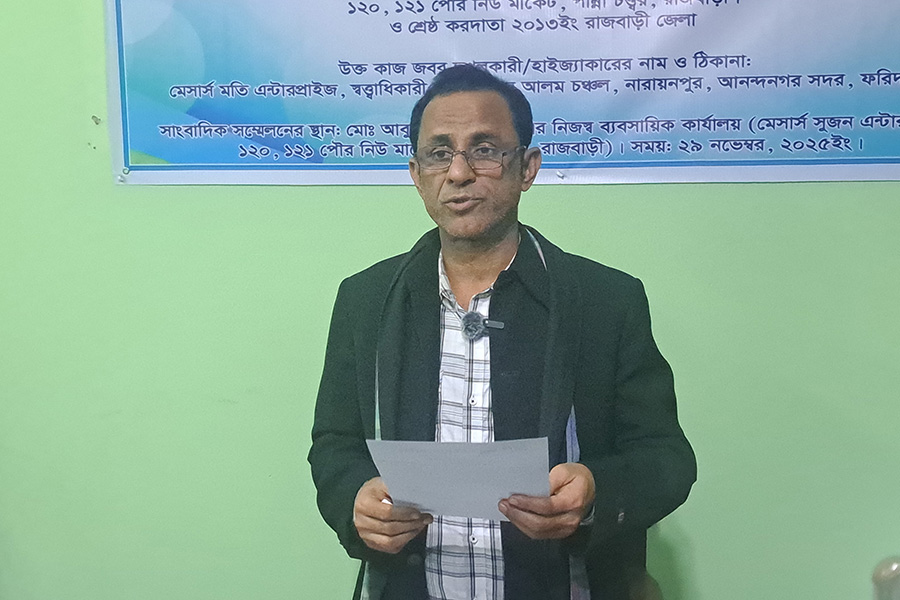 রাজবাড়ীতে নদী খনন কাজে ‘জবরদখল ও হাইজ্যাকের’ অভিযোগ