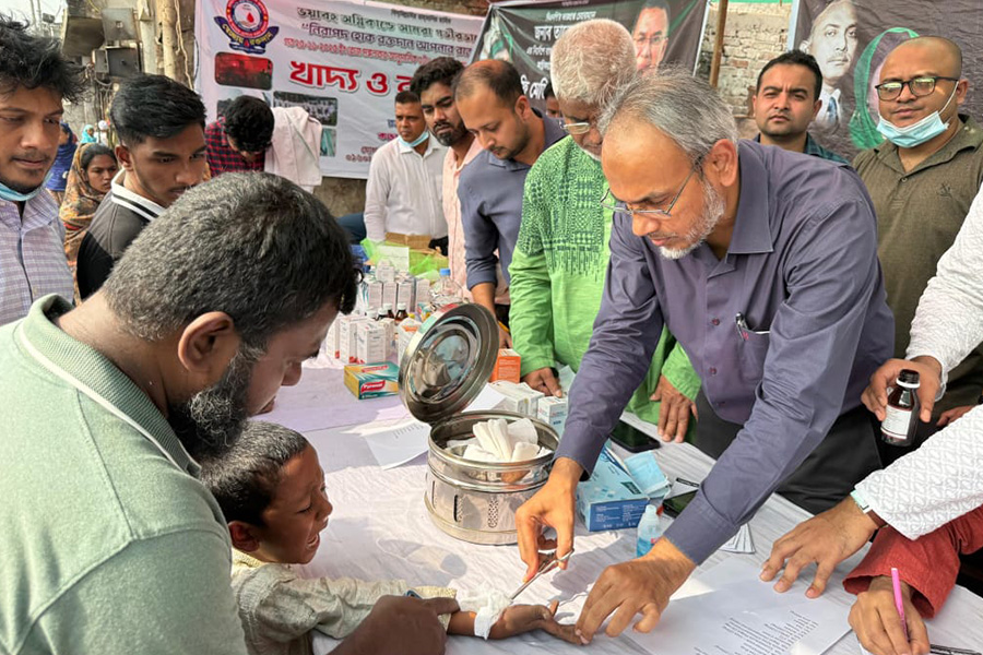 বিএনপির দুই দিনব্যাপী হেলথ ক্যাম্প সম্পন্ন
