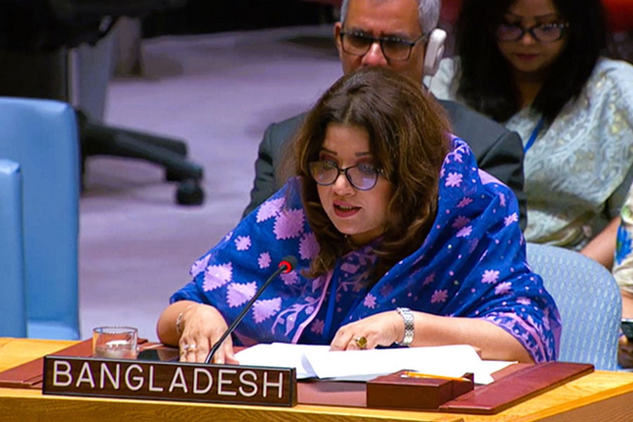 বাংলাদেশি নারী শান্তিরক্ষীদের অবদান জাতিসংঘে তুলে ধরলেন শামা ওবায়েদ