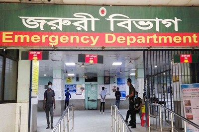 মহাখালীতে দুর্বৃত্তের গুলিতে হাসপাতালকর্মী আহত