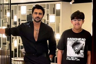 অভিনেতা জিয়াউল ফারুক অপূর্ব ও তার ছেলে