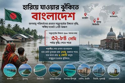 হারিয়ে যাওয়ার ঝুঁকিতে বাংলাদেশ