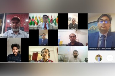 সামুদ্রিক-মিঠাপানি মাছ চাষে জলবায়ুর প্রভাবে সার্ক কৃষি কেন্দ্রের ওয়েবিনার