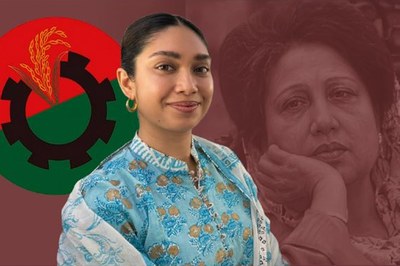 বাবার ছায়াসঙ্গী জাইমা রহমান