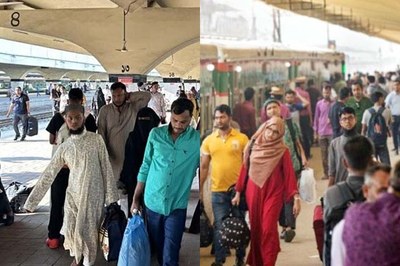কেউ ফিরেছেন ঈদ শেষে, কেউ যাচ্ছেন ঈদ করতে