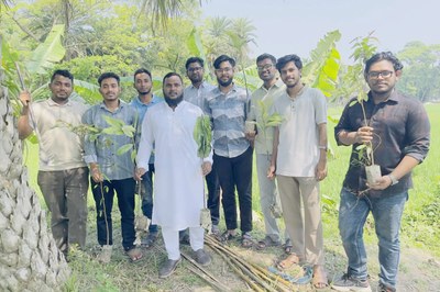 স্বাধীনতা দিবস উপলক্ষে বাকৃবিতে ছাত্রদলের বৃক্ষরোপণ কর্মসূচি