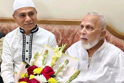 সাবেক এমপি হারুনুর রশিদের সাথে সৌজন্য সাক্ষাৎ করলেন ইঞ্জিনিয়ার শ্যামল