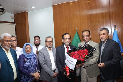 বিএমইউর নতুন উপাচার্য অধ্যাপক ডা. এফ এম সিদ্দিকীর দায়িত্বগ্রহণ