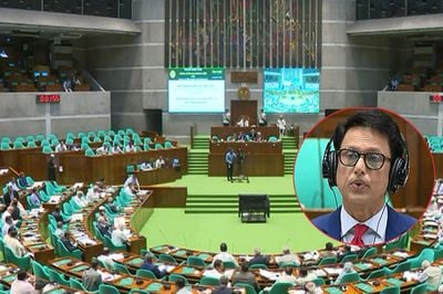 সংসদে শিক্ষামন্ত্রী ড. আ ন ম এহছানুল হক মিলন