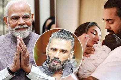 ১৫ মাস বয়সেই ‘মোদিজি’ নাম জপছে সুনীল শেঠির নাতনি