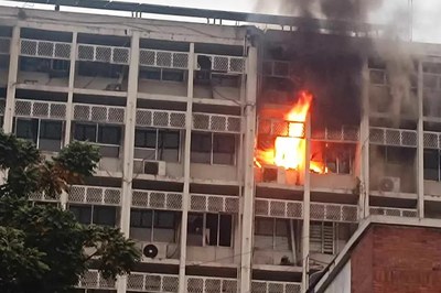 সচিবালয়ে আবারও আগুন, নিয়ন্ত্রণে ৩ ইউনিট