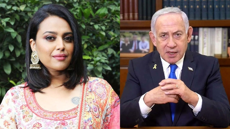 ইসরায়েলের প্রধানমন্ত্রীকে গ্রেপ্তারের দাবি স্বরা ভাস্করের