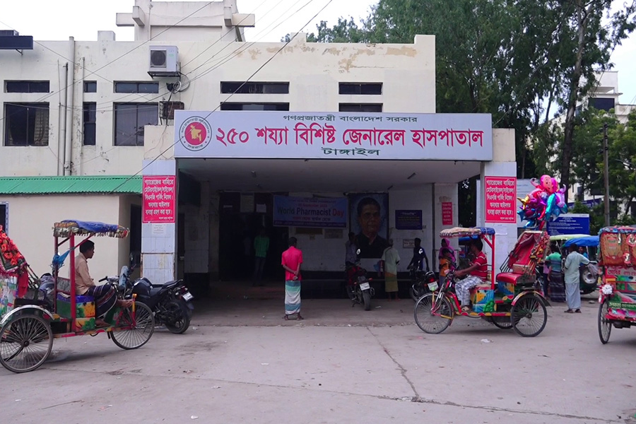 টাঙ্গাইলে সড়ক দুর্ঘটনায় ২ নির্মাণ শ্রমিক নিহত আহত ১০