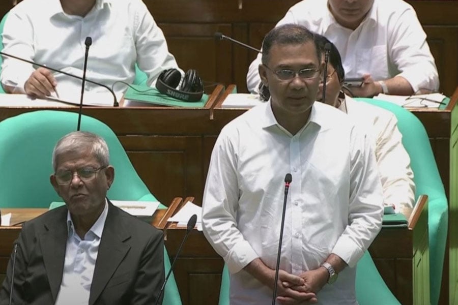 সংসদে প্রধানমন্ত্রী তারেক রহমান